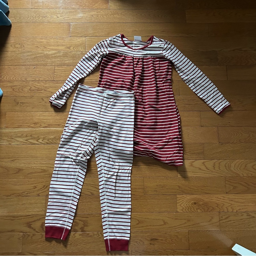 Hanna Andersson Red and White Casual Dress